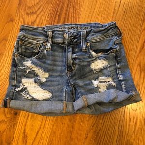 American Eagle blue jean shorts